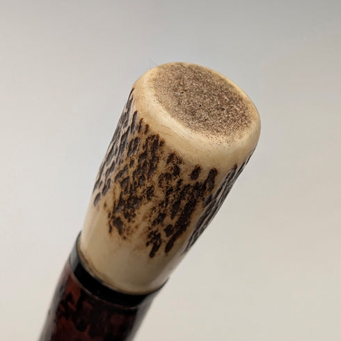 古董英國鹿角柄手杖,88 厘米